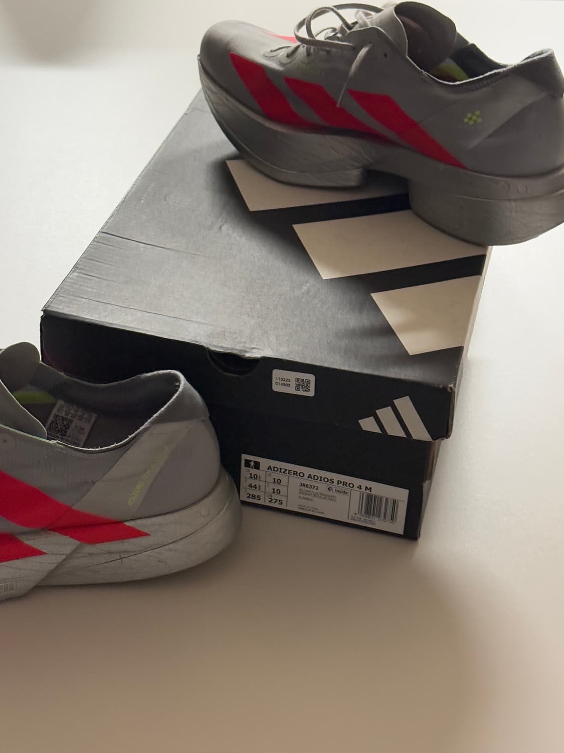 [285]adizero adios pro4 실버 에키덴 팝니다 러닝화 상품이미지8