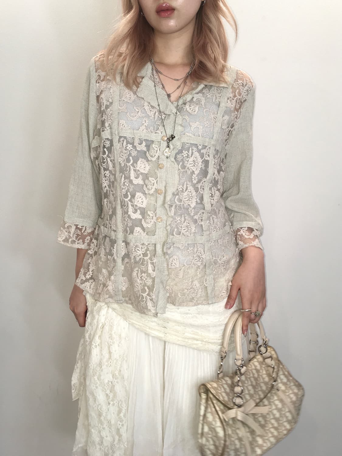 jpn vintage antique lace jacket 상품이미지1
