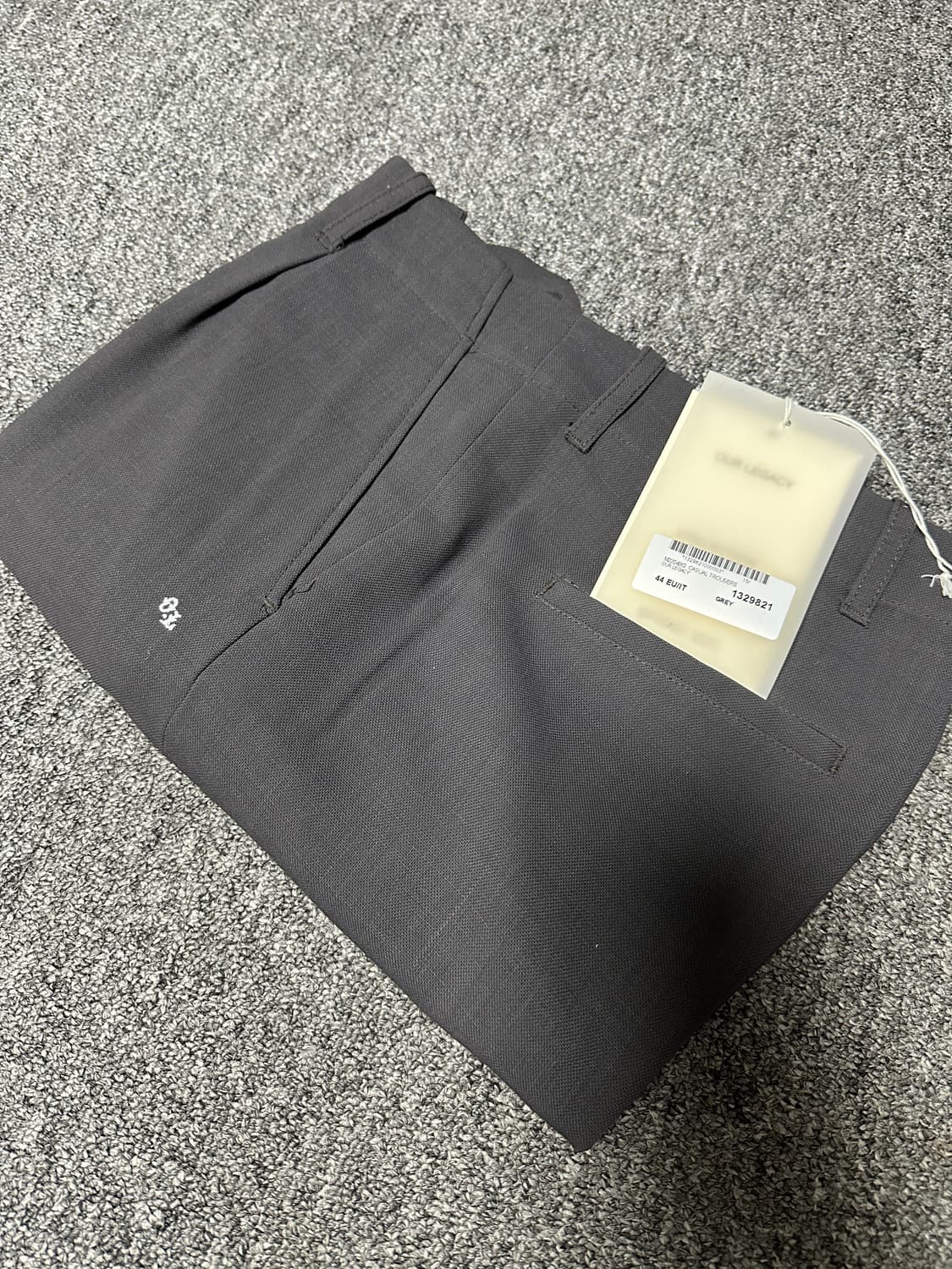 (44) 아워레가시 버로우드 그레이 울 트라우저 팬츠 슬랙스 상품이미지8