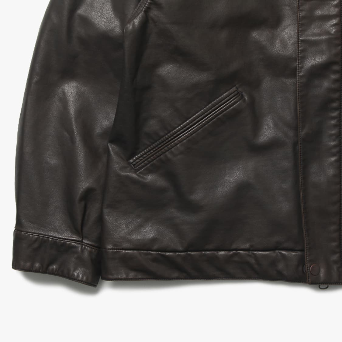  FREAK STORE "Brown Leather Jacket" 상품이미지3