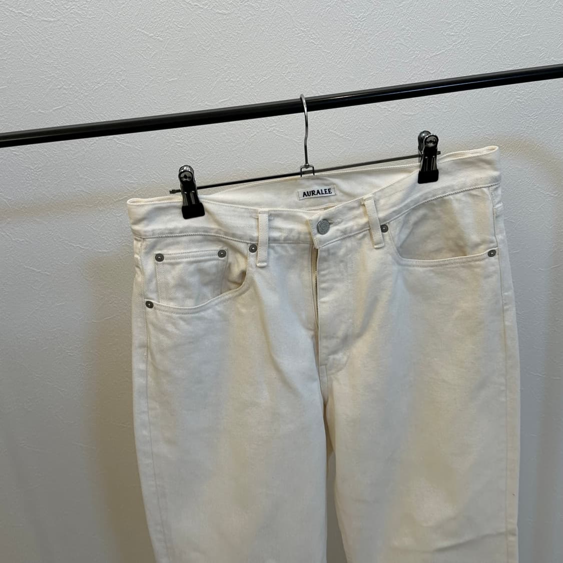 오라리 아이보리 청바지  상품이미지4