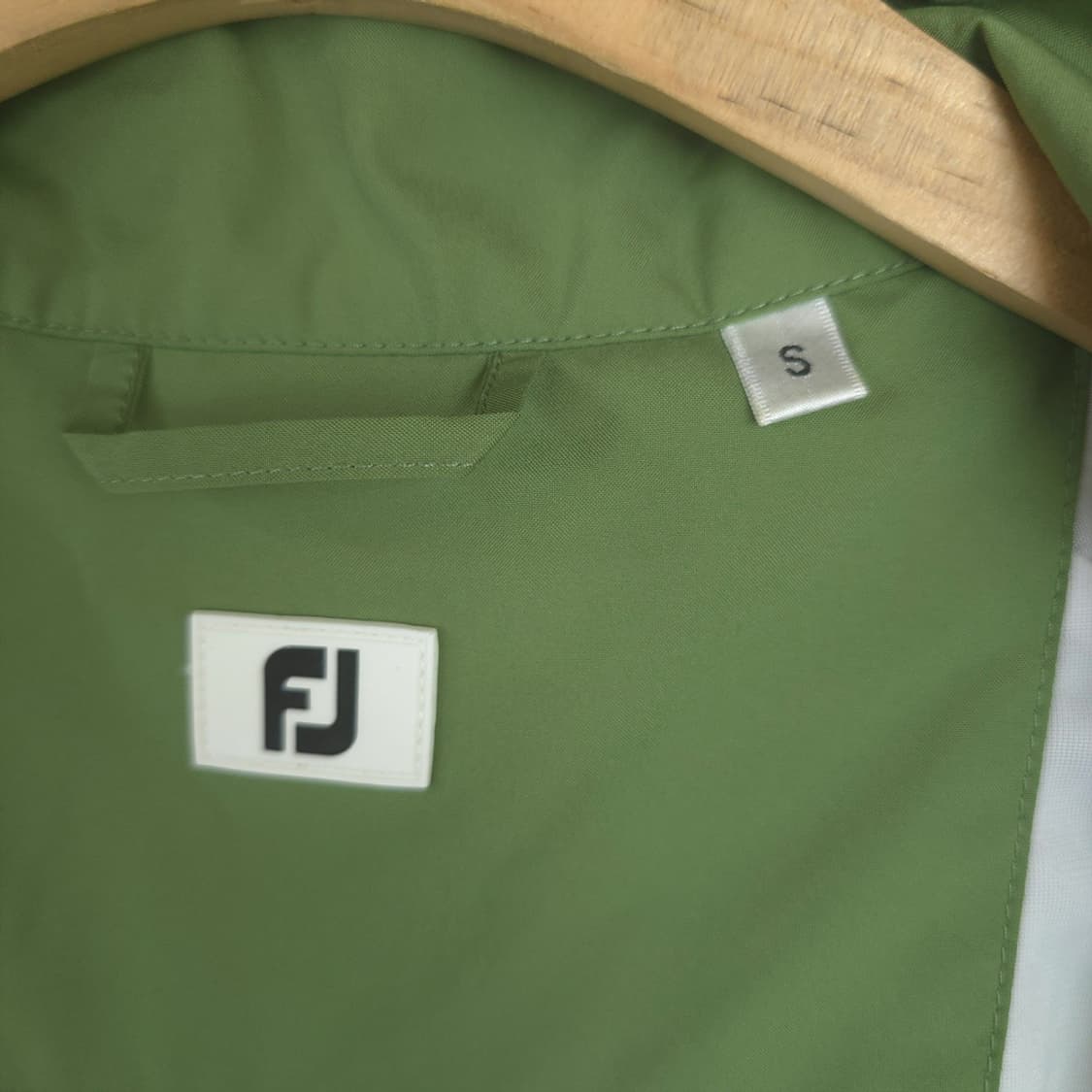 남성용 풋조이 FootJoy 배색 집업 바람막이 상품이미지6