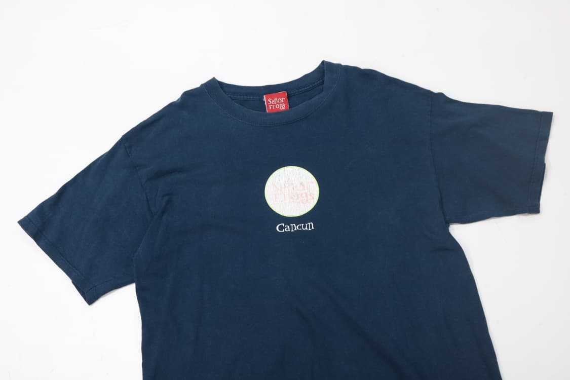 세뇨르 프로그 빈티지 멕시코 캔쿤 테킬라 그래픽 반팔 티셔츠 (L) 상품이미지5