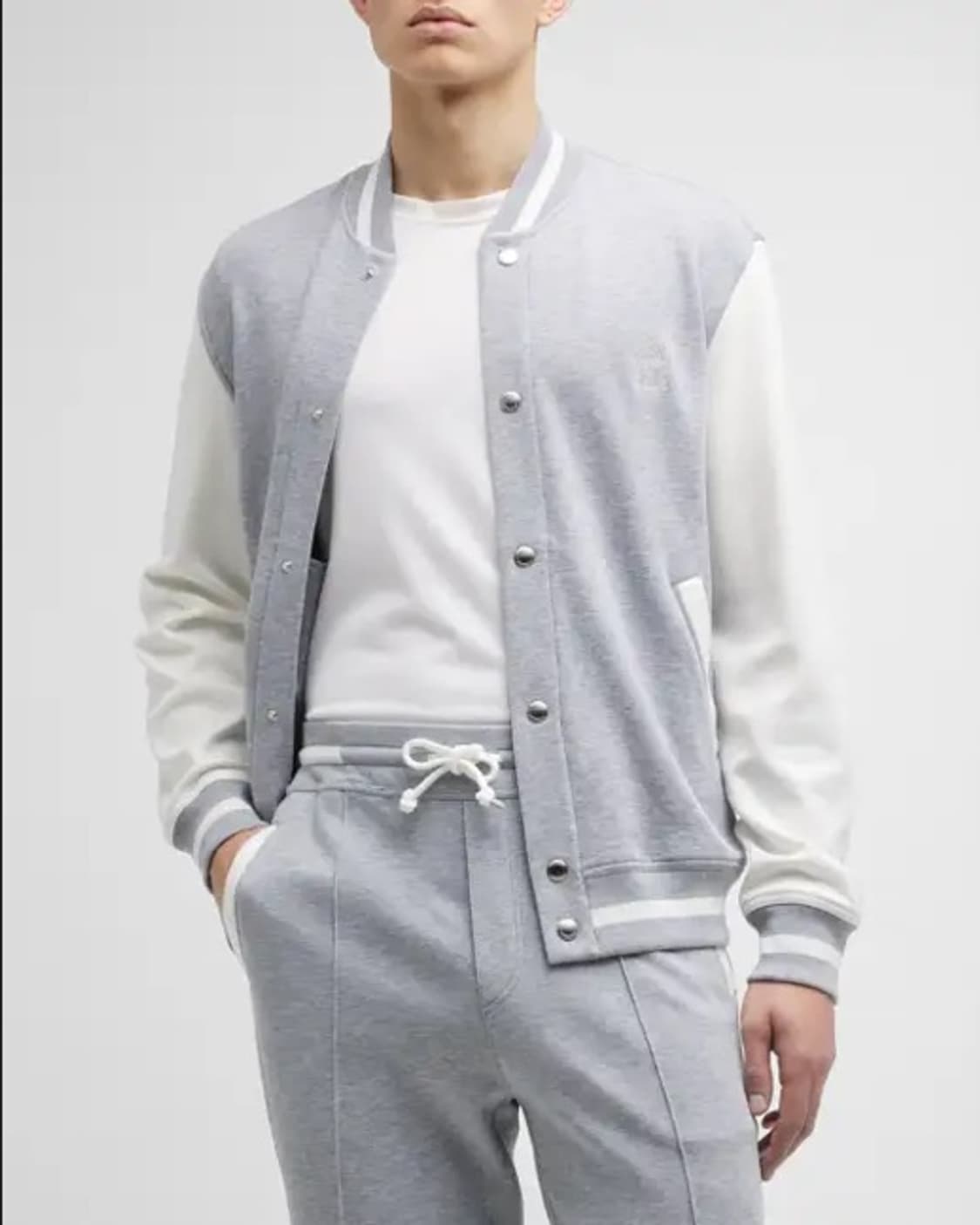 (A+/M,S) / 브루넬로 쿠치넬리 로고 그레이 스타디움 셋업 상품이미지10