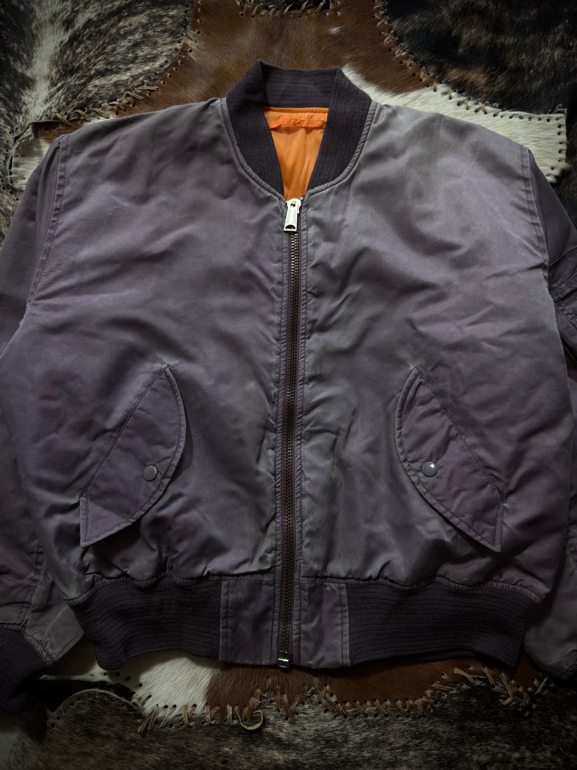 빈티지 Military Phantom MA-1 플라이트 항공자켓 상품이미지3