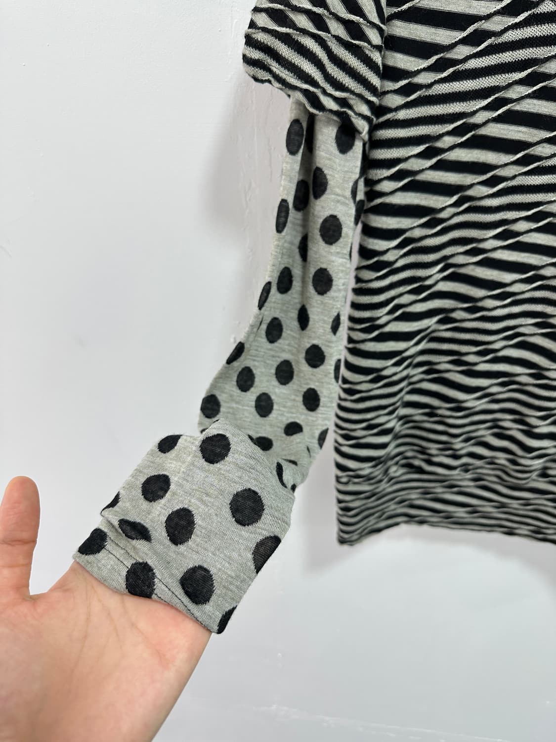 Vintage dot layered sleeve 상품이미지6