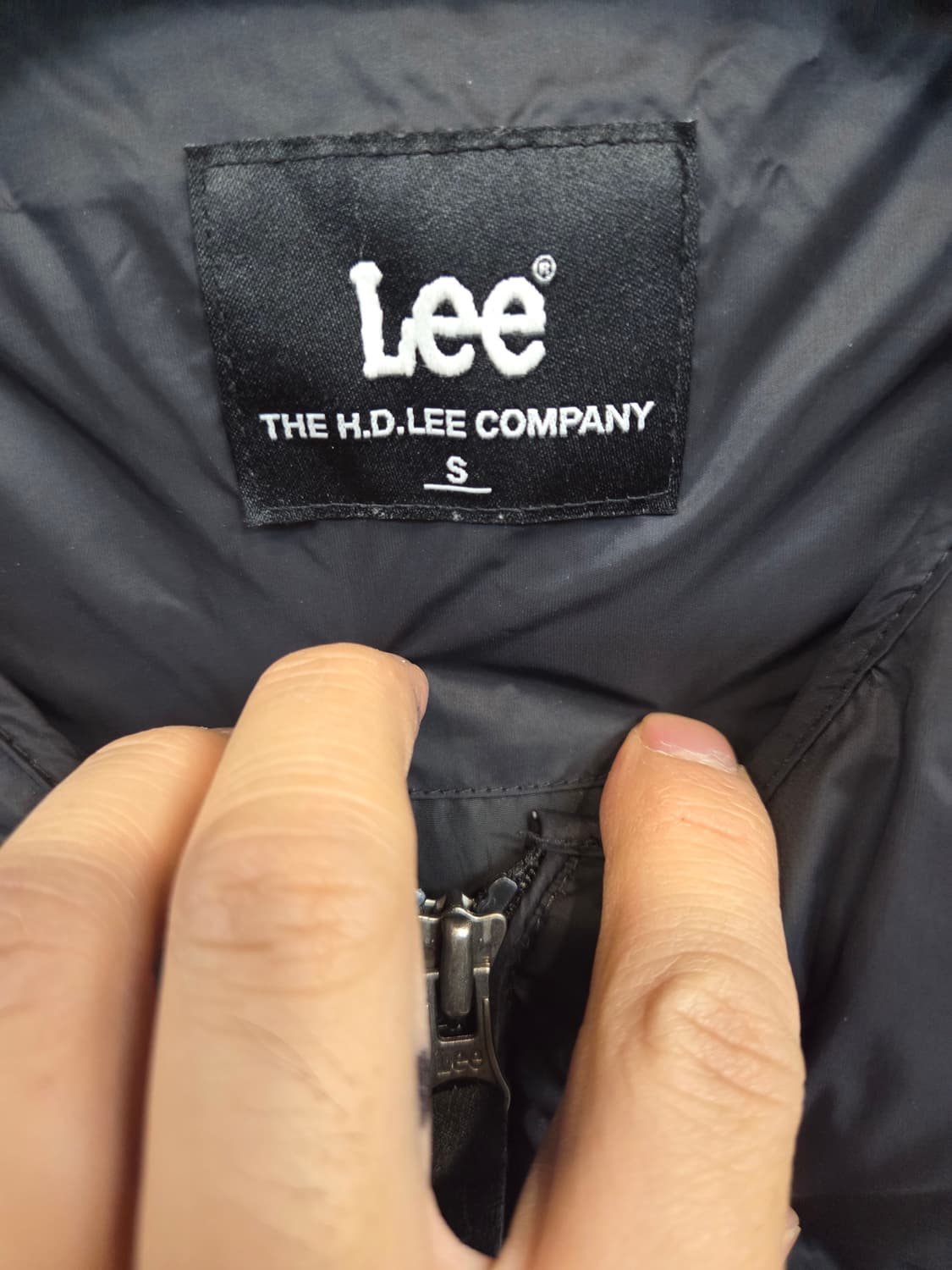 Lee 카라리스 미들 덕다운 투웨이 패딩자켓 L 상품이미지3