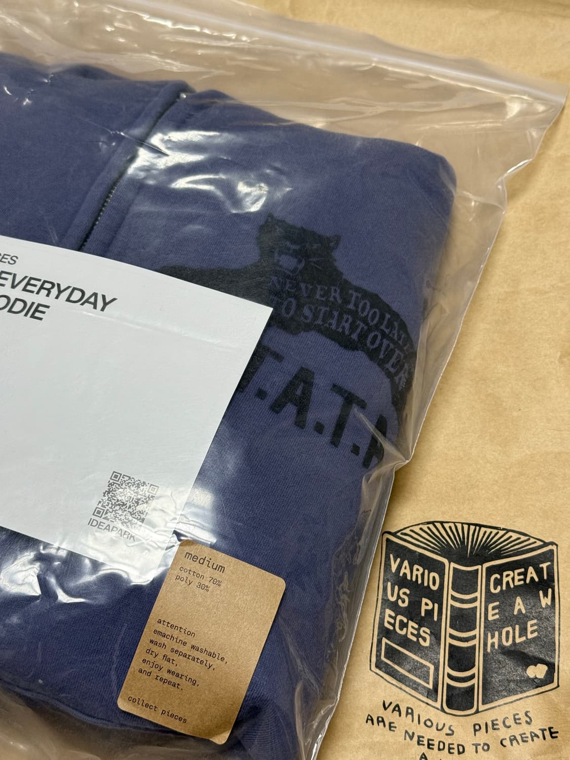 [미개봉] Collect Pieces Tata 후드집업 M size 상품이미지1