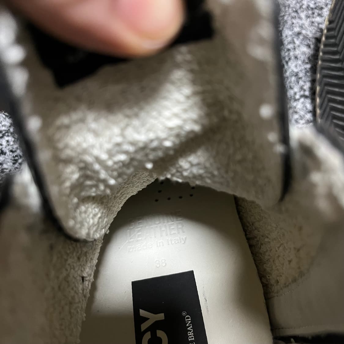 골든구스 GGDB 하이탑 스니커즈 실버 38 상품이미지6