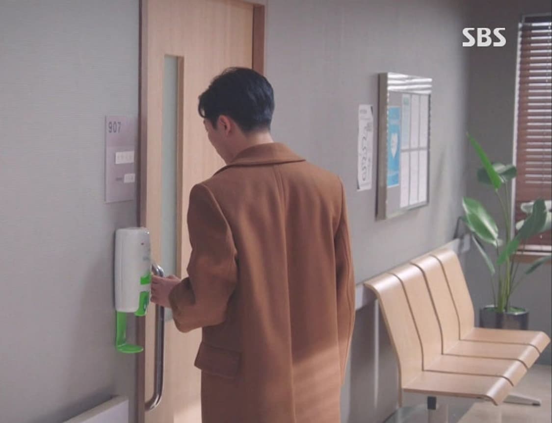 아미 AMI 남성 더블 코트 블랙 48 상품이미지9