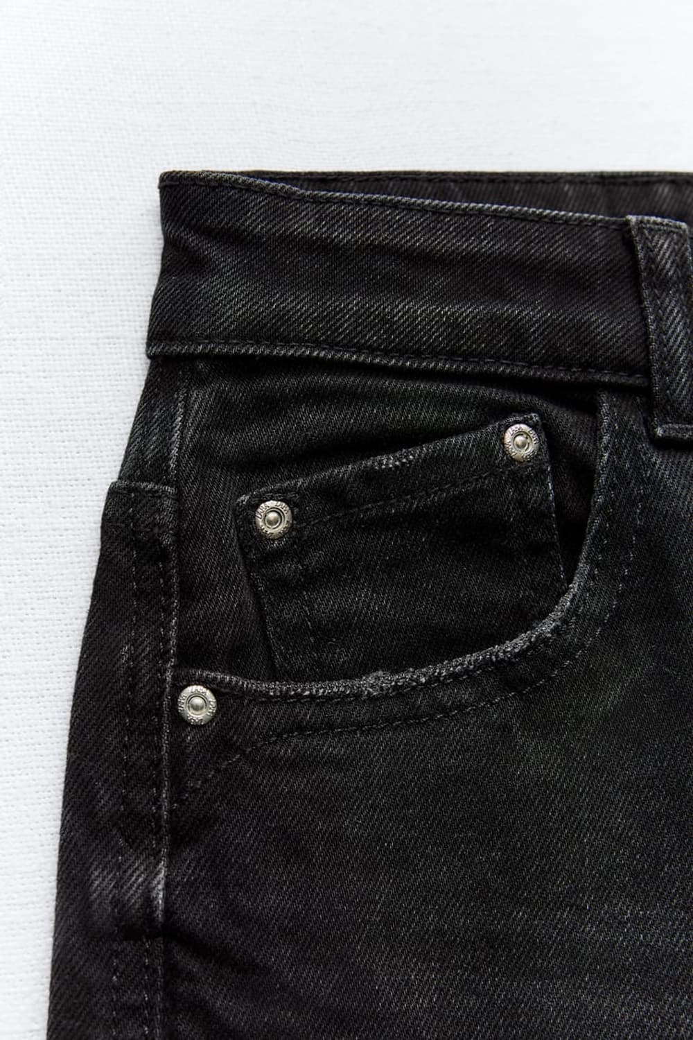 ZARA 자라 블랙 데님 상품이미지7