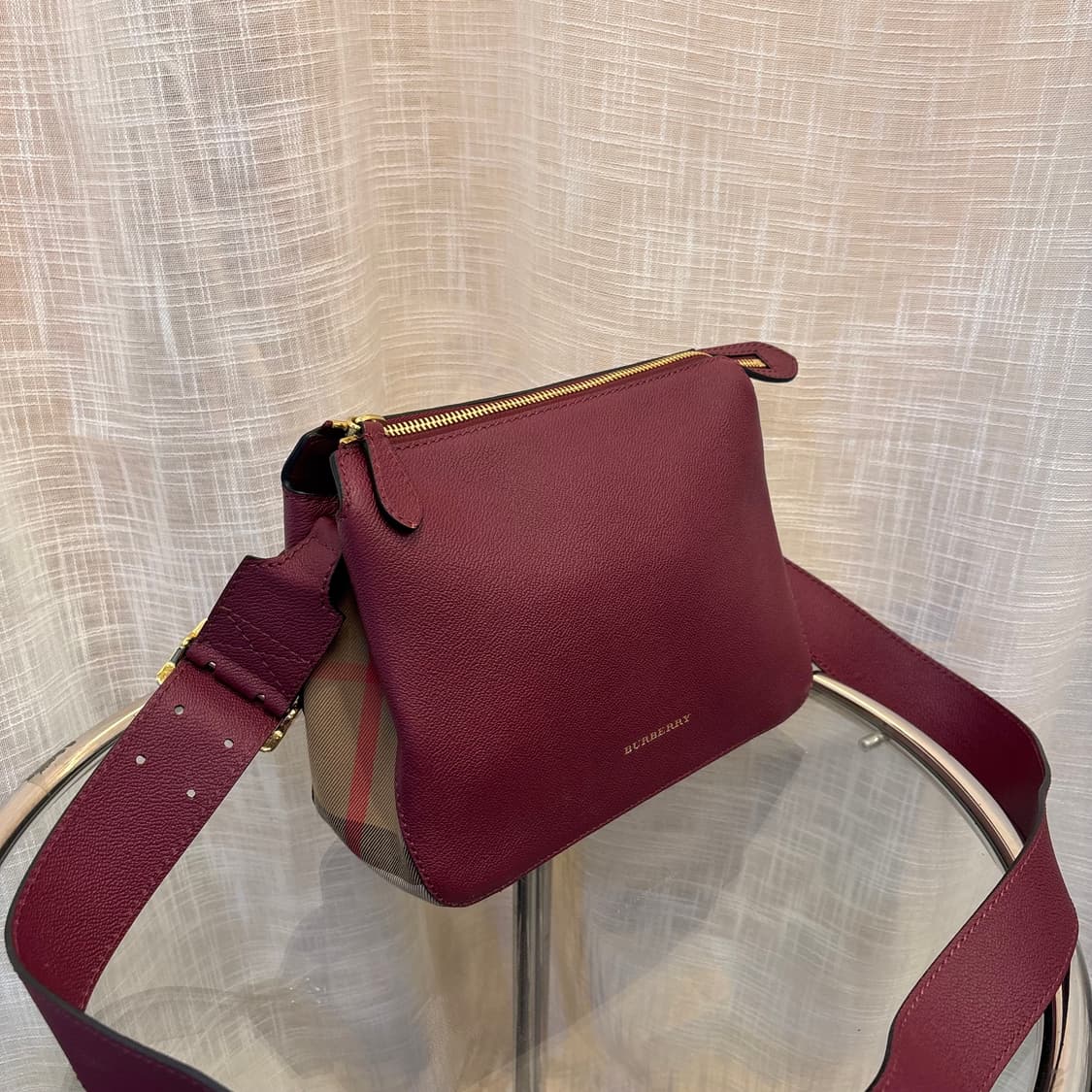 정품 버버리 헴슬리 노바체크 크로스백     상품이미지3