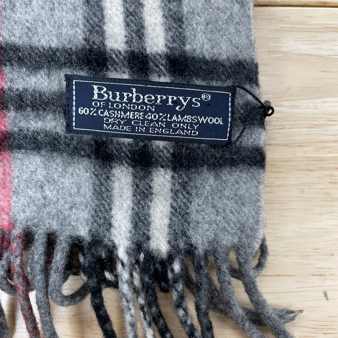버버리 정품 캐시미어 / 램스울 머플러 그레이 상품이미지3