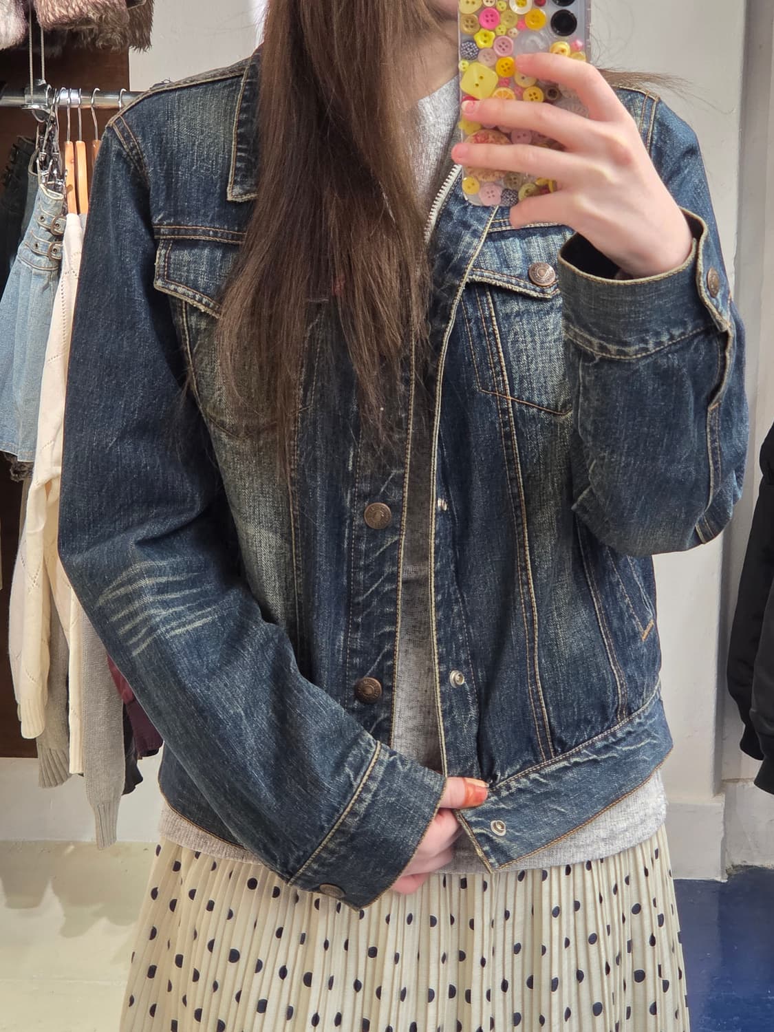 Levis 리바이스 레드탭 지퍼 버튼 데님 자켓 상품이미지2