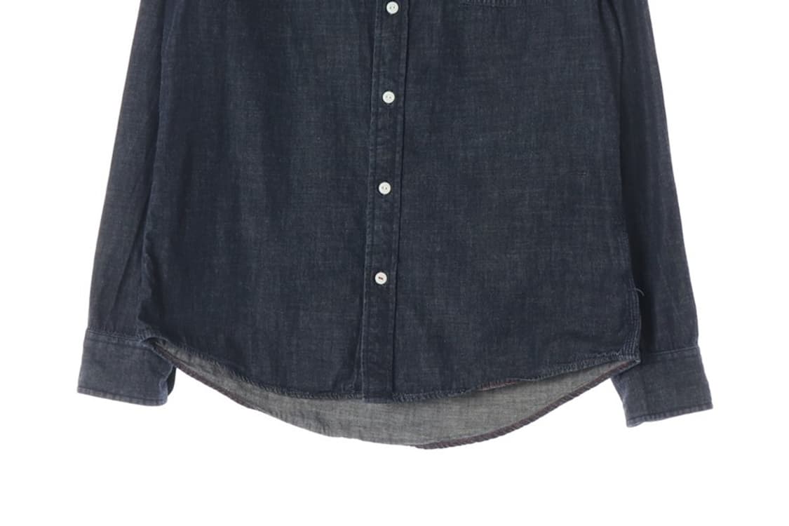 타미힐피거 커스텀핏 인디고 데님 셔츠 S 상품이미지4
