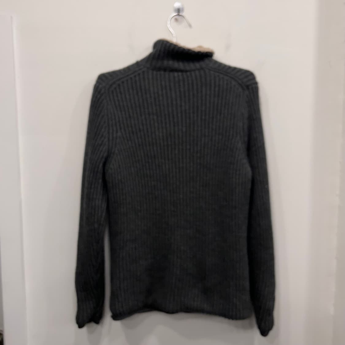 타미힐피거 스몰로고 모헤어 골지 니트집업 상품이미지5