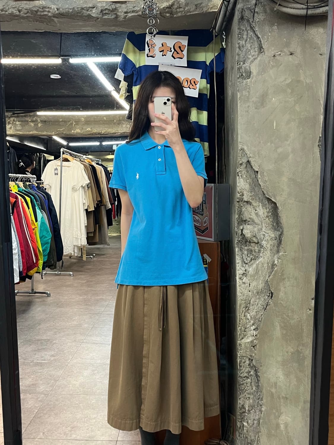 폴로 랄프로렌 반팔 카라티 스카이블루 L #csz3803 상품이미지2