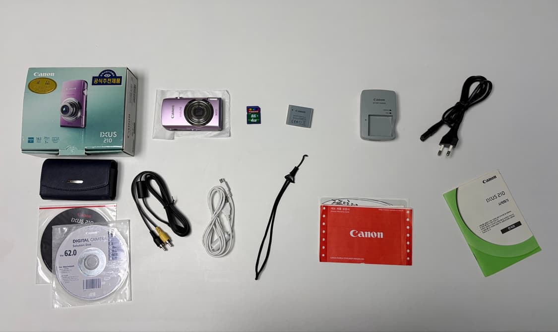 케논 익서스 210 ixus210 핑크 풀박스 s급 상품이미지10