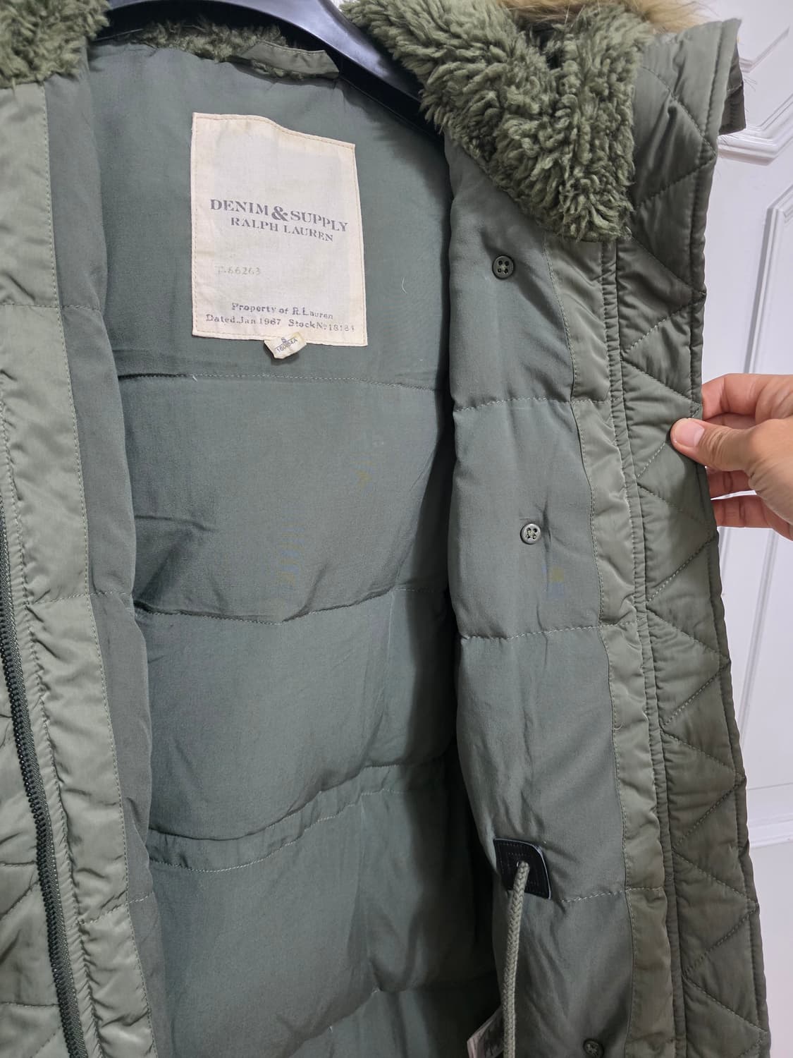 데님앤서플라이 랄프로렌 n3b 파카 S 상품이미지8