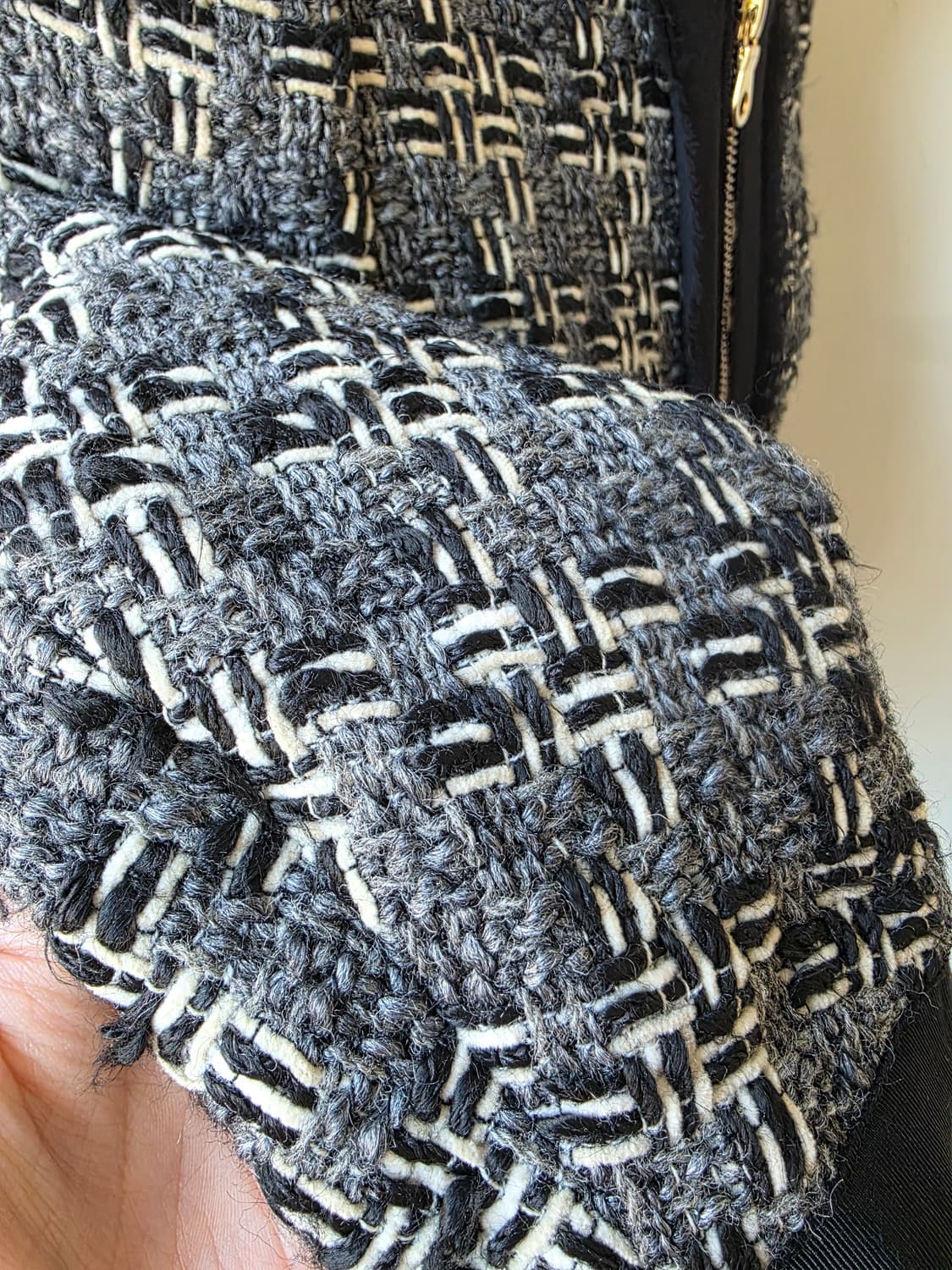 린톤 트위드 집업 자켓 상품이미지5