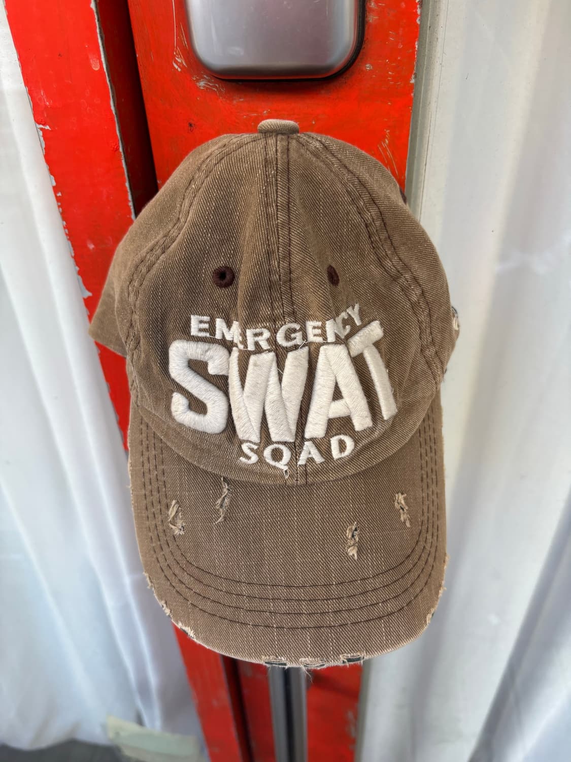 SWAT 디스트레스드 빈티지 볼캡 상품이미지3