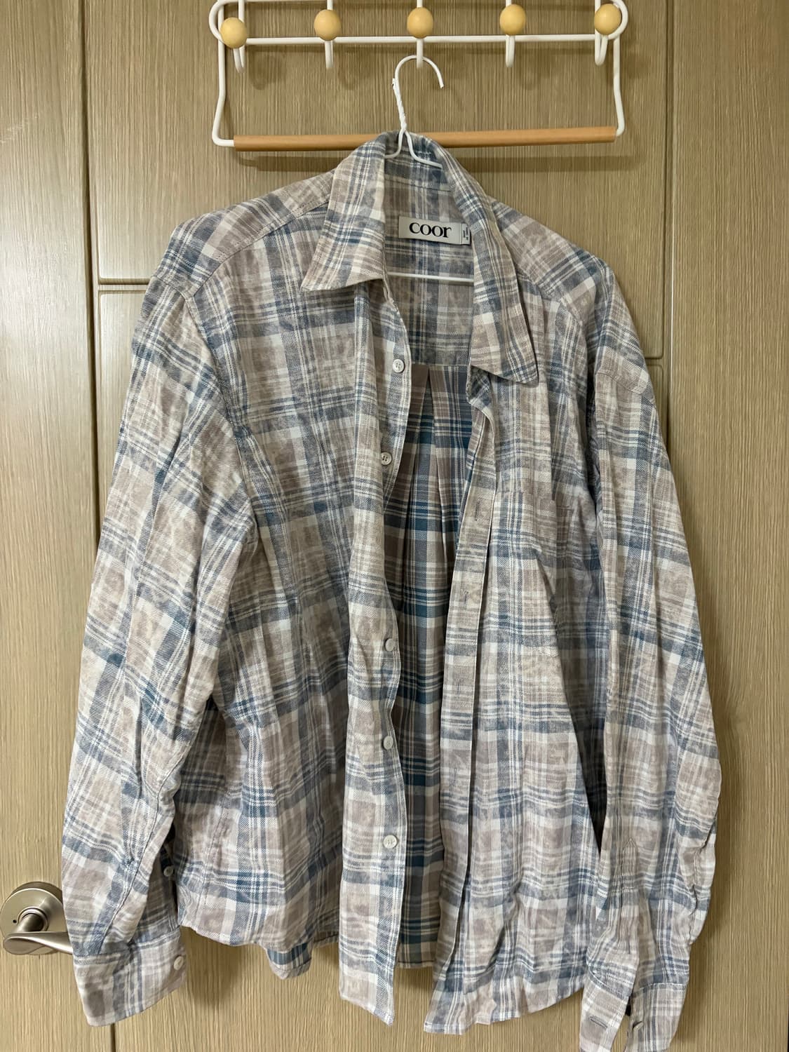 기부금 모금) 쿠어 체크셔츠 M 상품이미지2