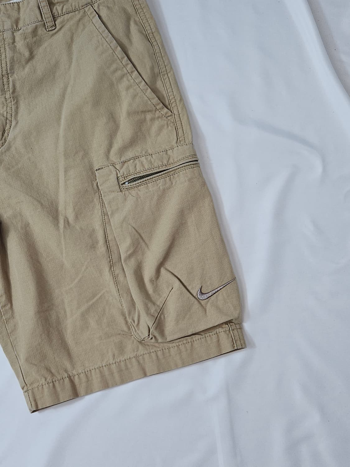 나이키 스우시 카고팬츠 숏팬츠 바지 하프 빈티지베이지 32 M 상품이미지2