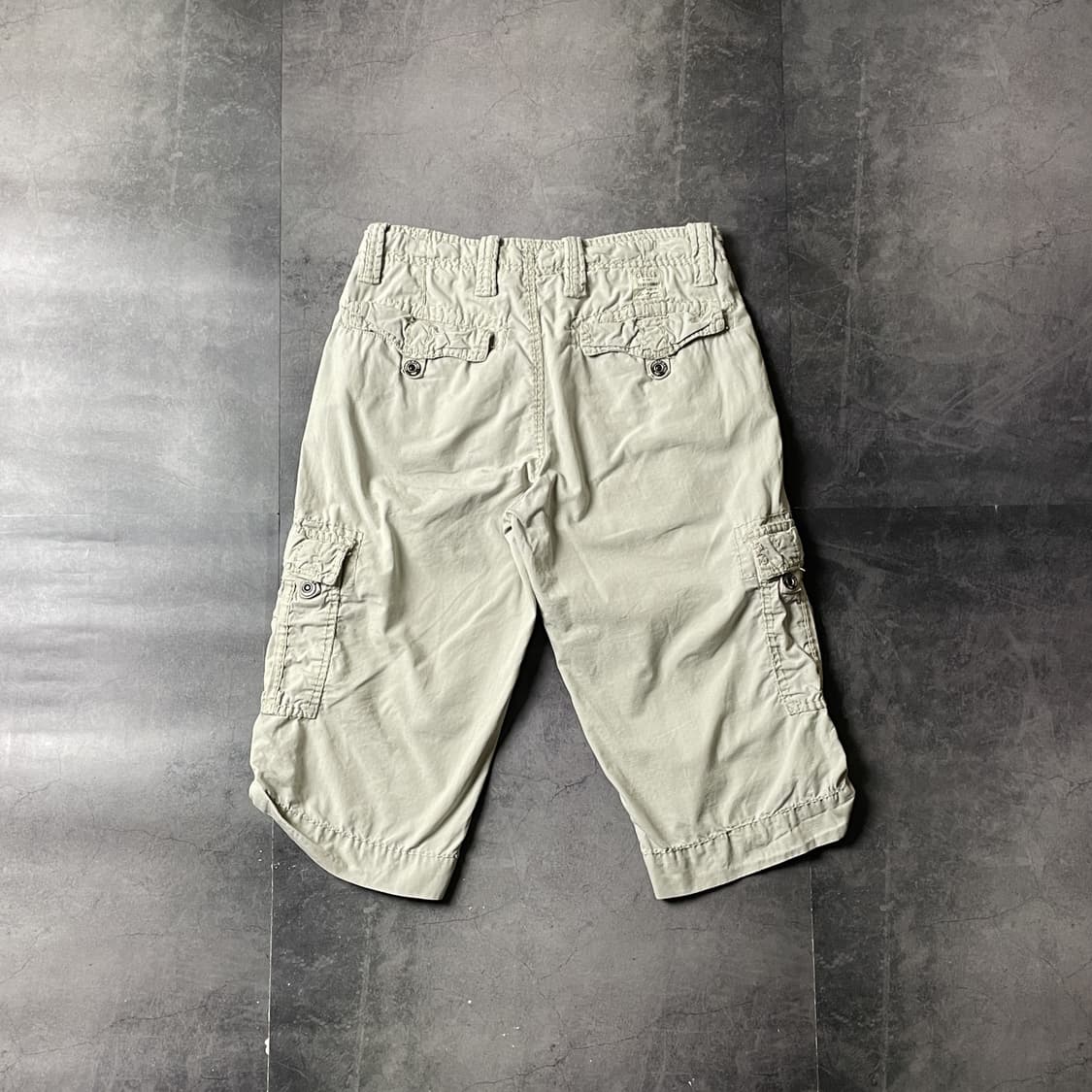 GUESS 게스 빈티지 베이지 코튼 카고 하프팬츠 A00728 상품이미지6