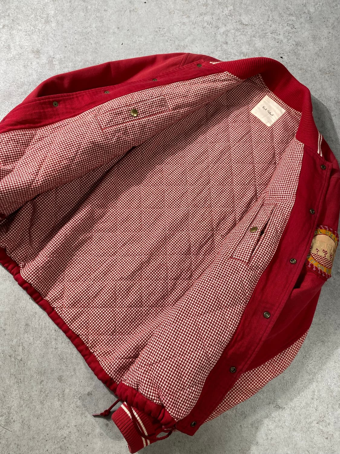 [M] 90s Karl Helmut 칼헬무트 테디베어 봄버자켓 상품이미지6