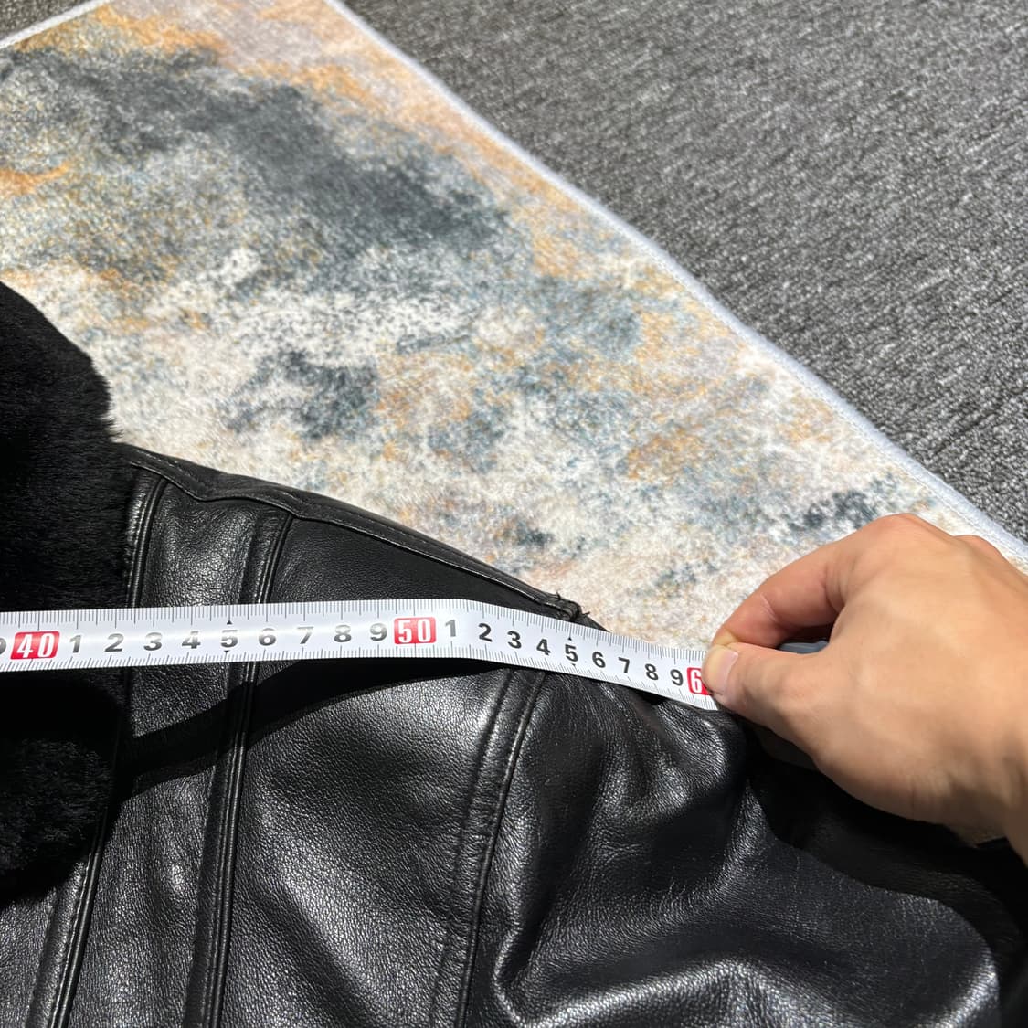 빈티지 양가죽 레더 무스탕자켓 상품이미지7