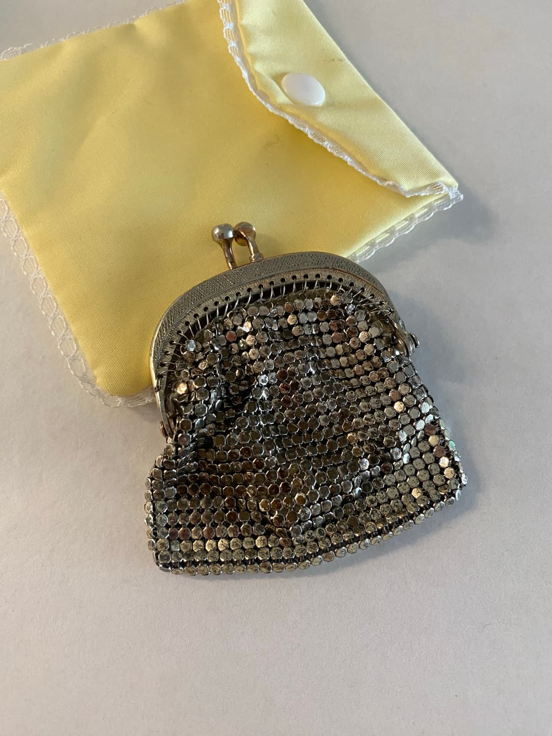 일본 빈티지 메탈 동전 악세사리 지갑 + 파우치 상품이미지4