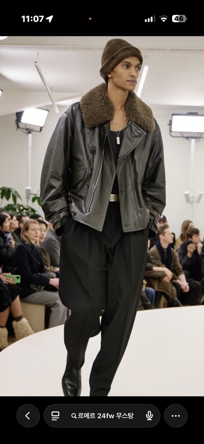 르메르 24fw 레더 무스탕 L사이즈 상품이미지5