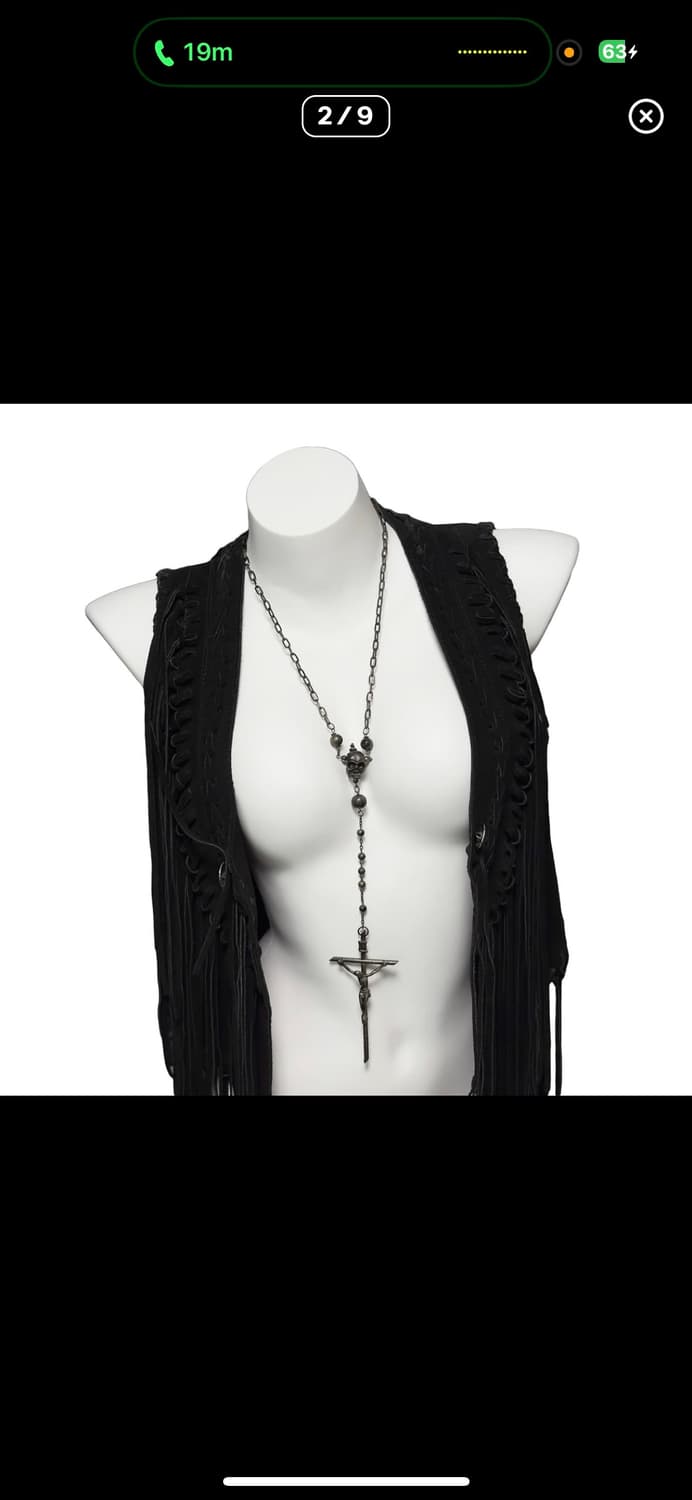 장폴고티에 크라이스트 로자리오 스컬 목걸이 상품이미지2