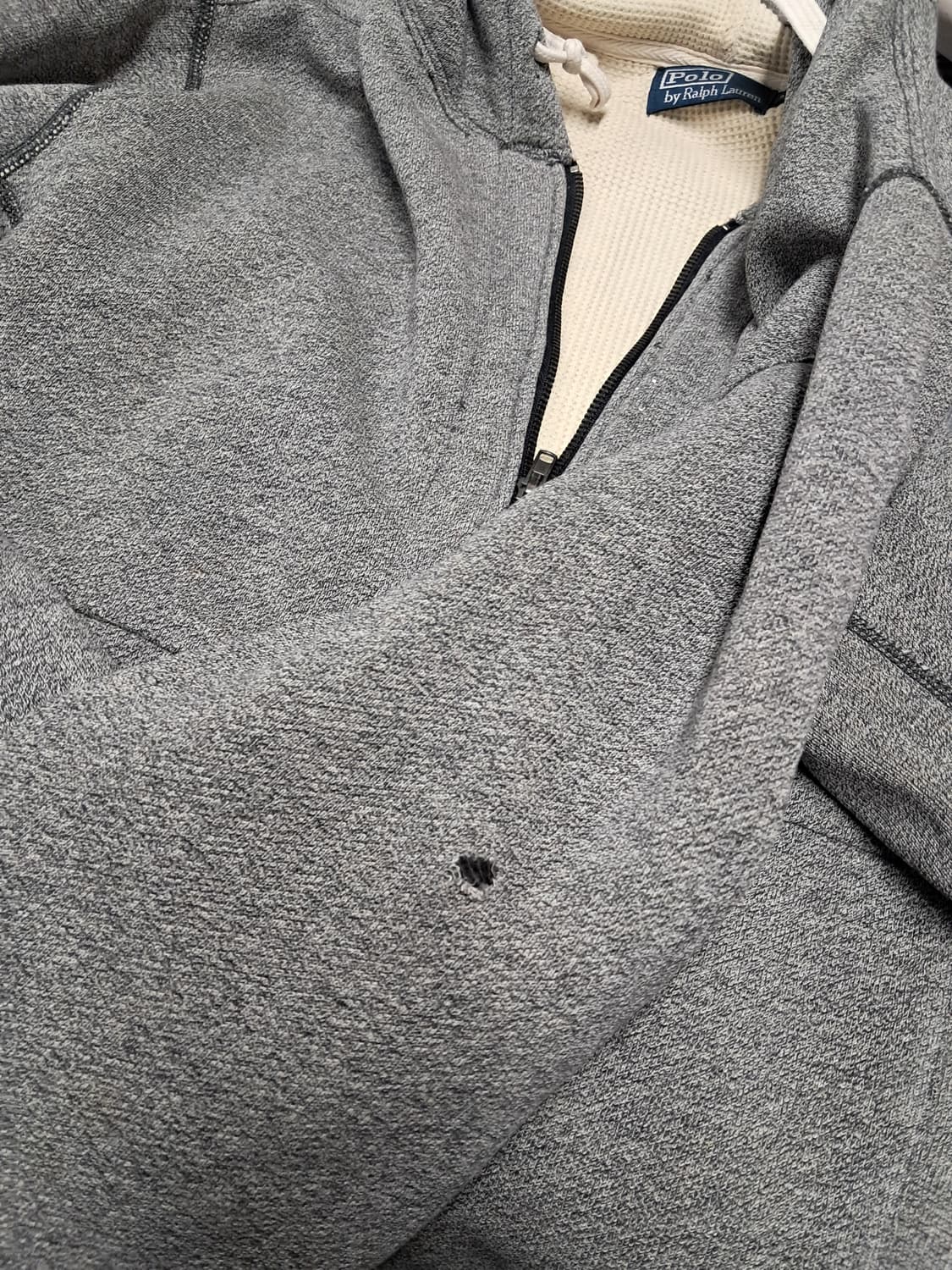 폴로랄프로렌  와플 페인팅후드집업 상품이미지7