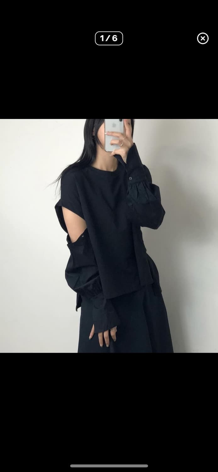 black button sleeve 상품이미지2