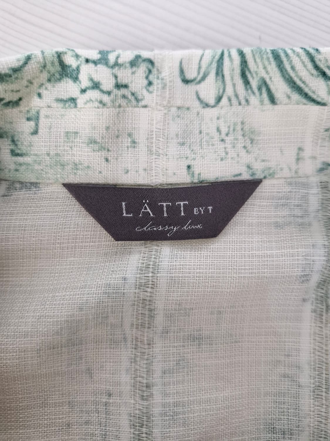 한섬 LATT 래트바이티 20ss 린넨 반팔 셔츠 상품이미지4