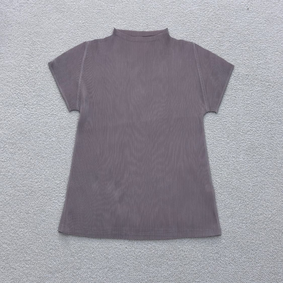 실측확인 빈티지 플리츠 반팔 티셔츠 0316E 상품이미지1