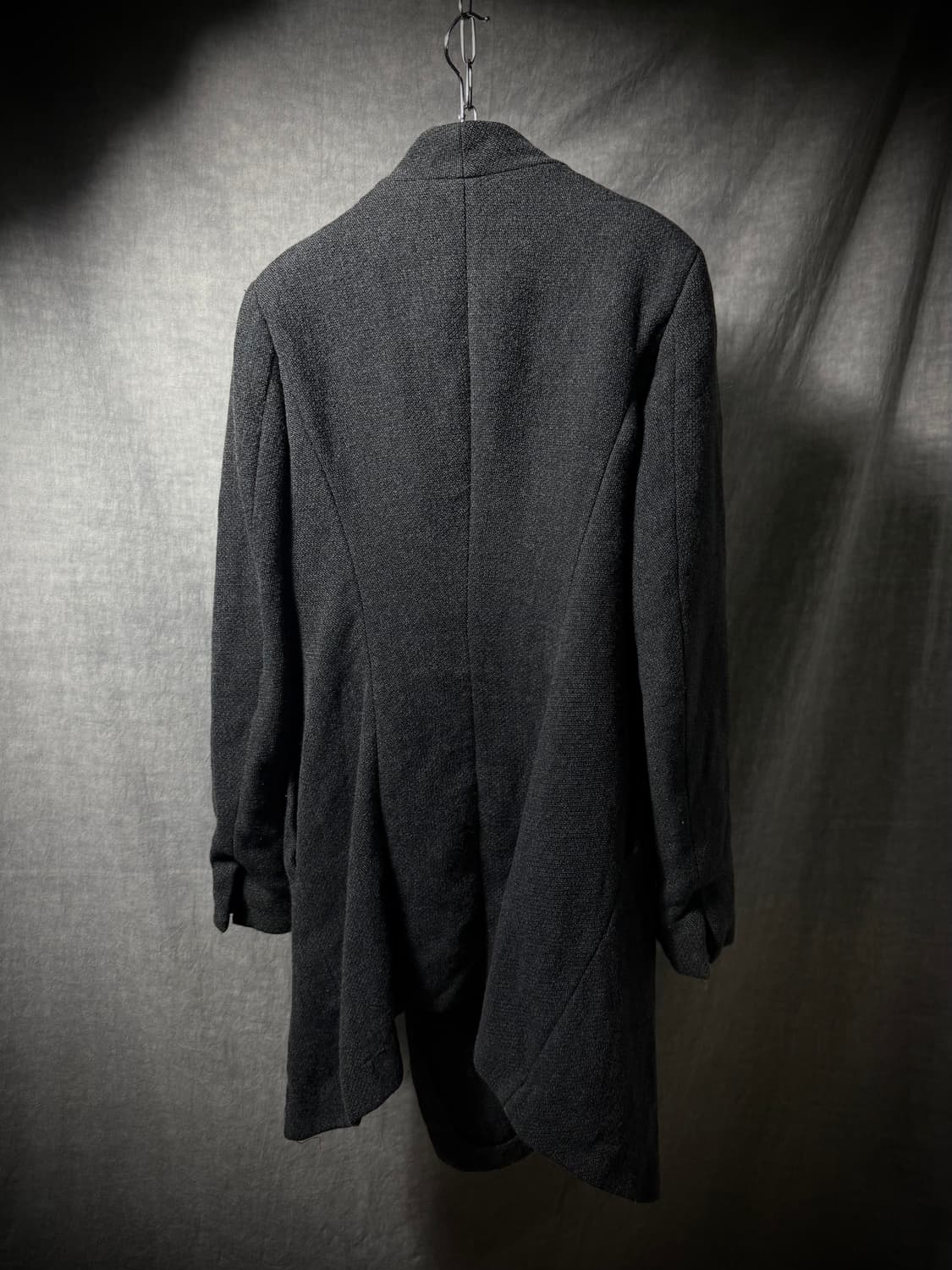 Masnada Asymmetric Zip Wool Coat 상품이미지8