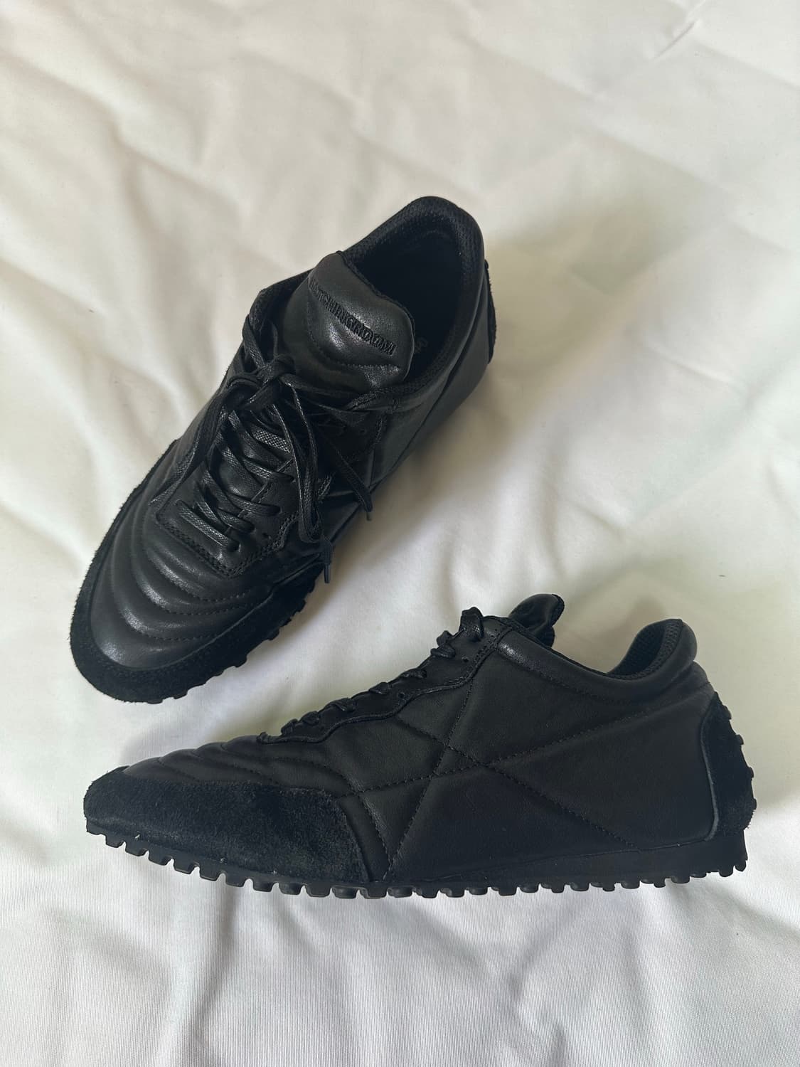 [265] 해칭룸 풋볼 슈즈 레더 블랙 상품이미지1