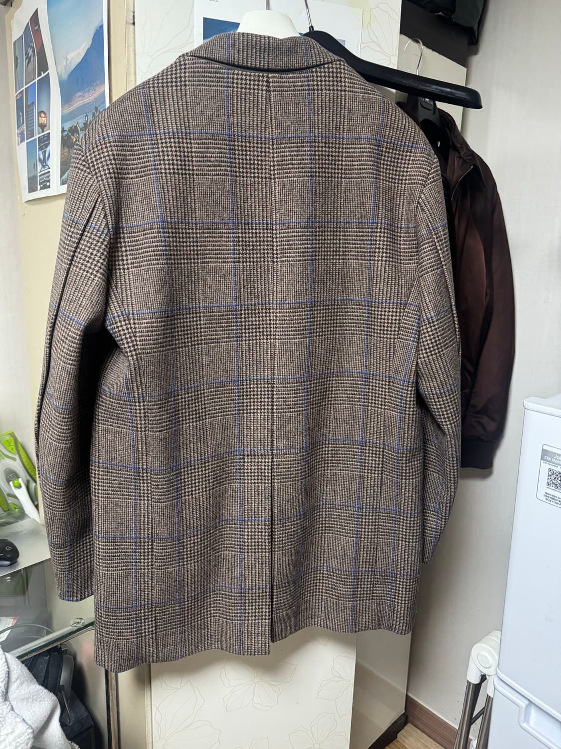 앤더슨벨 대디핏 체크 블레이저 L 상품이미지4