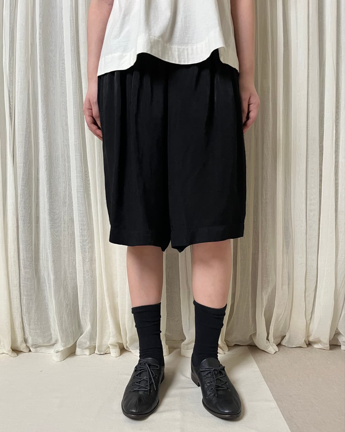 요지야마모토 사이드오픈 레이스업 슈즈 yohji yamamoto y’s 상품이미지8