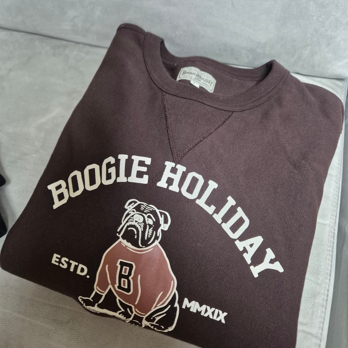 부기홀리데이 스웻 브라운 L 상품이미지2