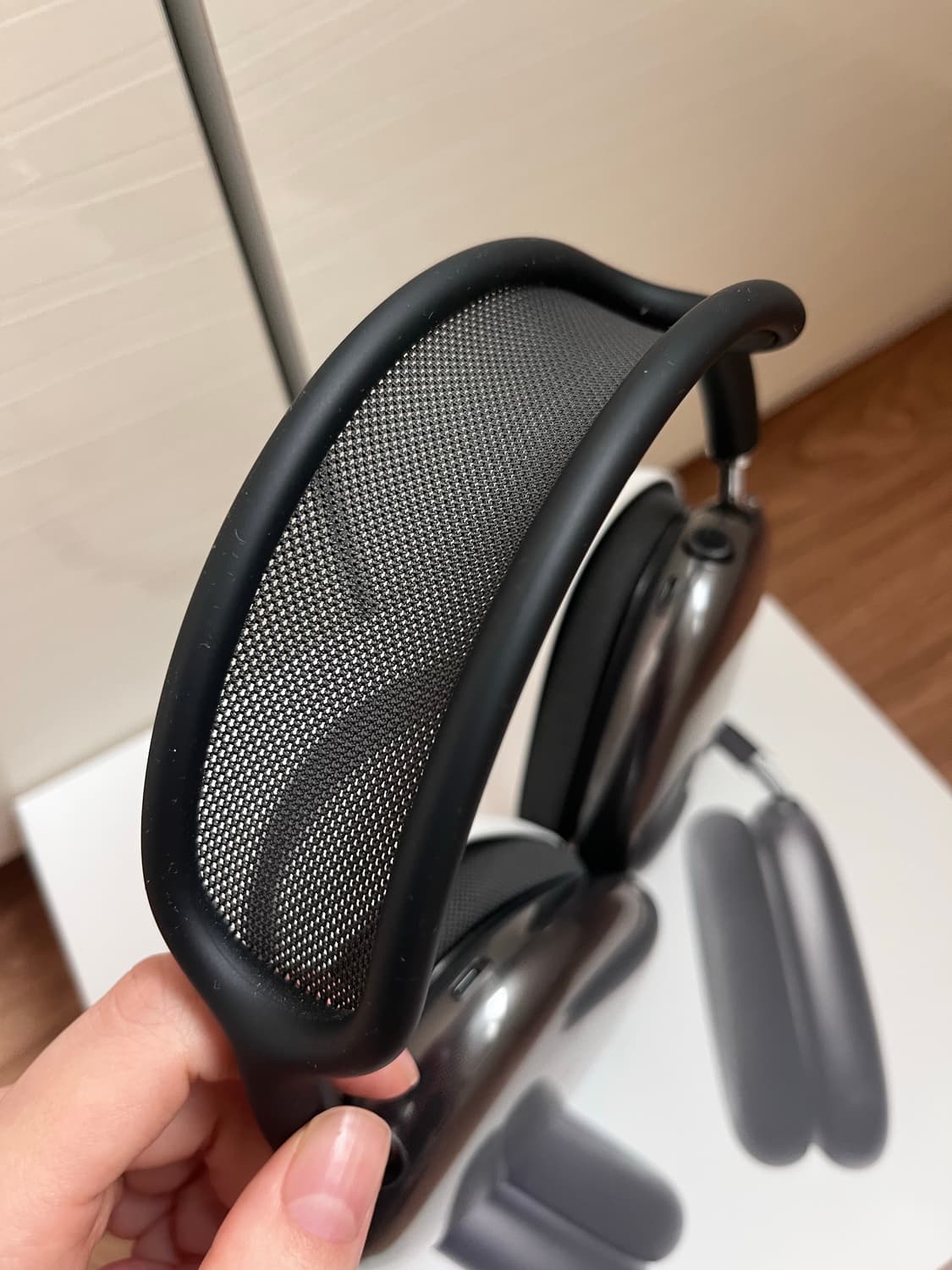 에어팟맥스 미드나이트 풀박스 S급(실착 3회) 상품이미지4