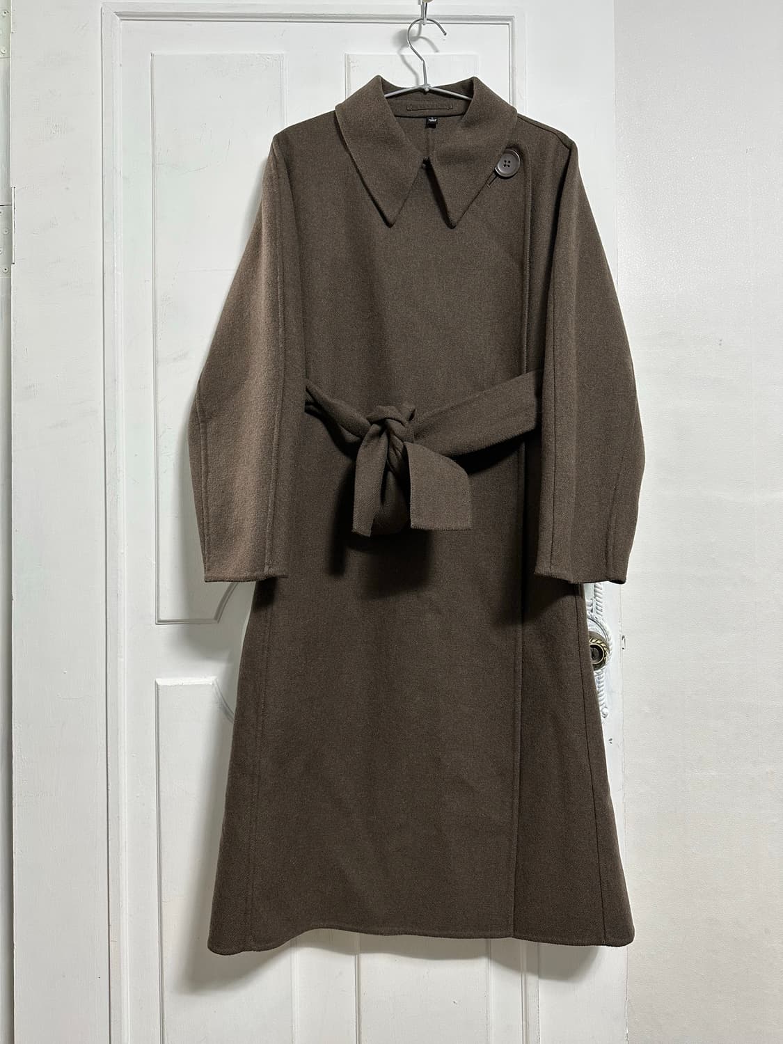 유니클로 U 더블페이스 랩 코트 상품이미지1