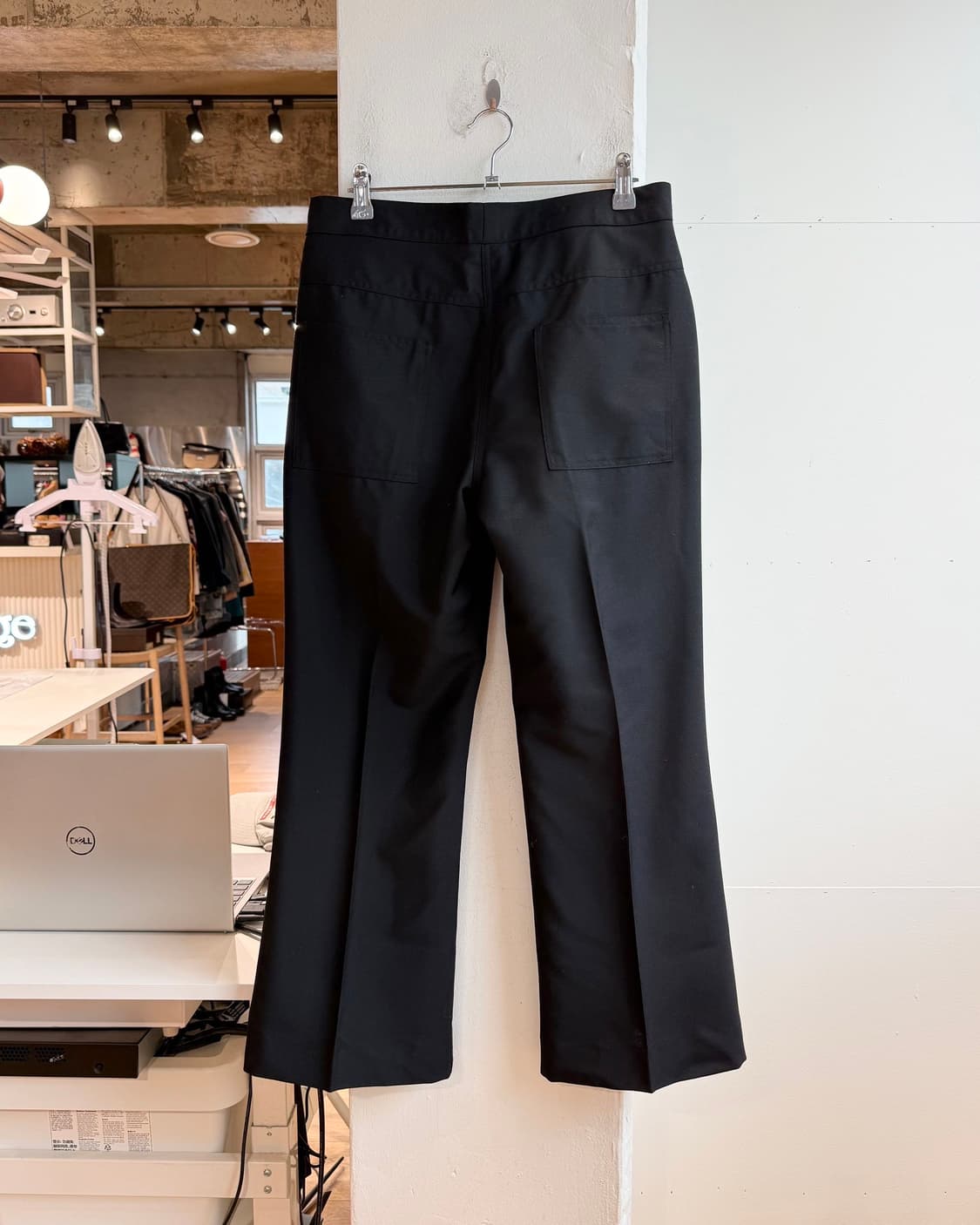 질샌더 블랙 스트레이트 슬랙스 팬츠  상품이미지5