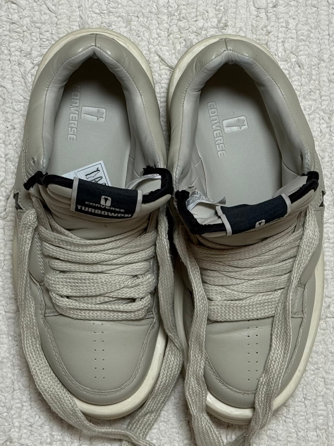 컨버스 x 릭오웬스 다크쉐도우 터보웨폰 OX 펠리칸 250 상품이미지4