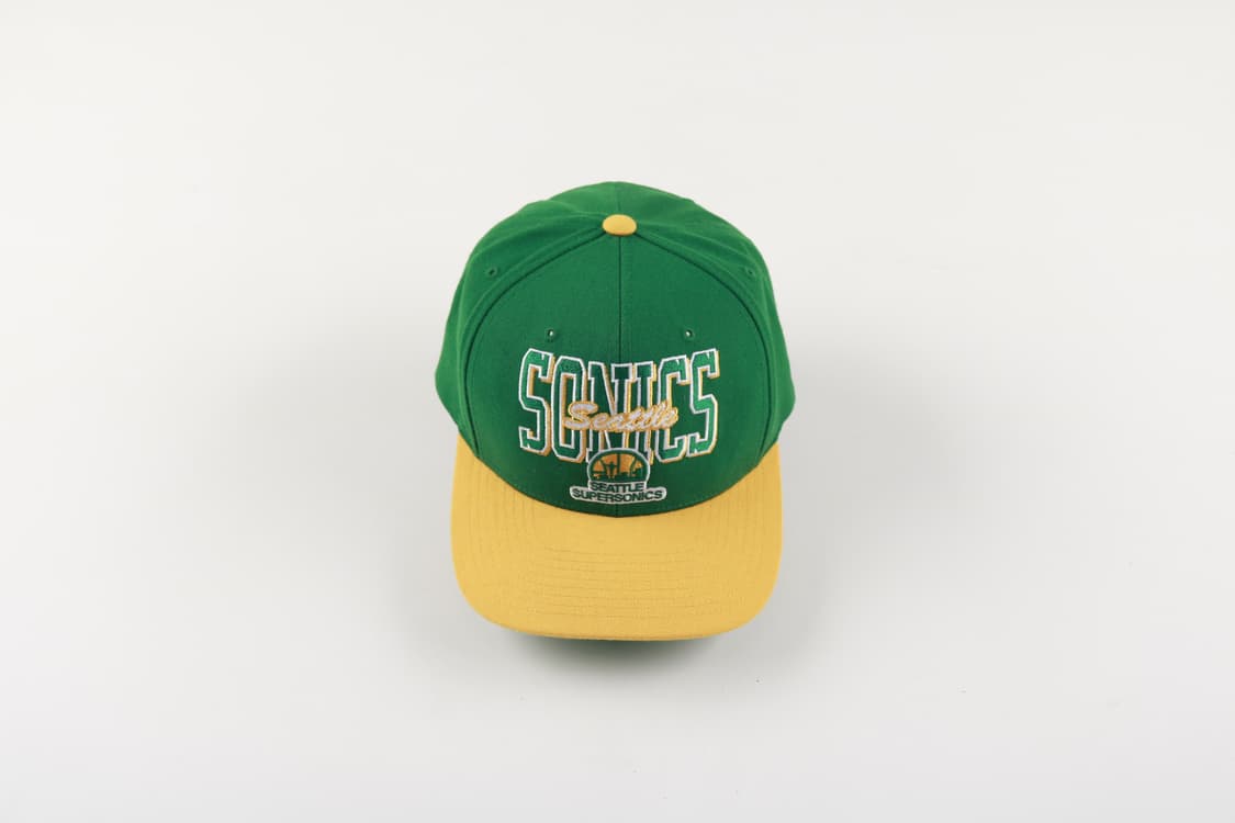 미첼앤네스 x 하드우드 클래식 NBA 시애틀 슈퍼소닉스 스냅백 모자 상품이미지1
