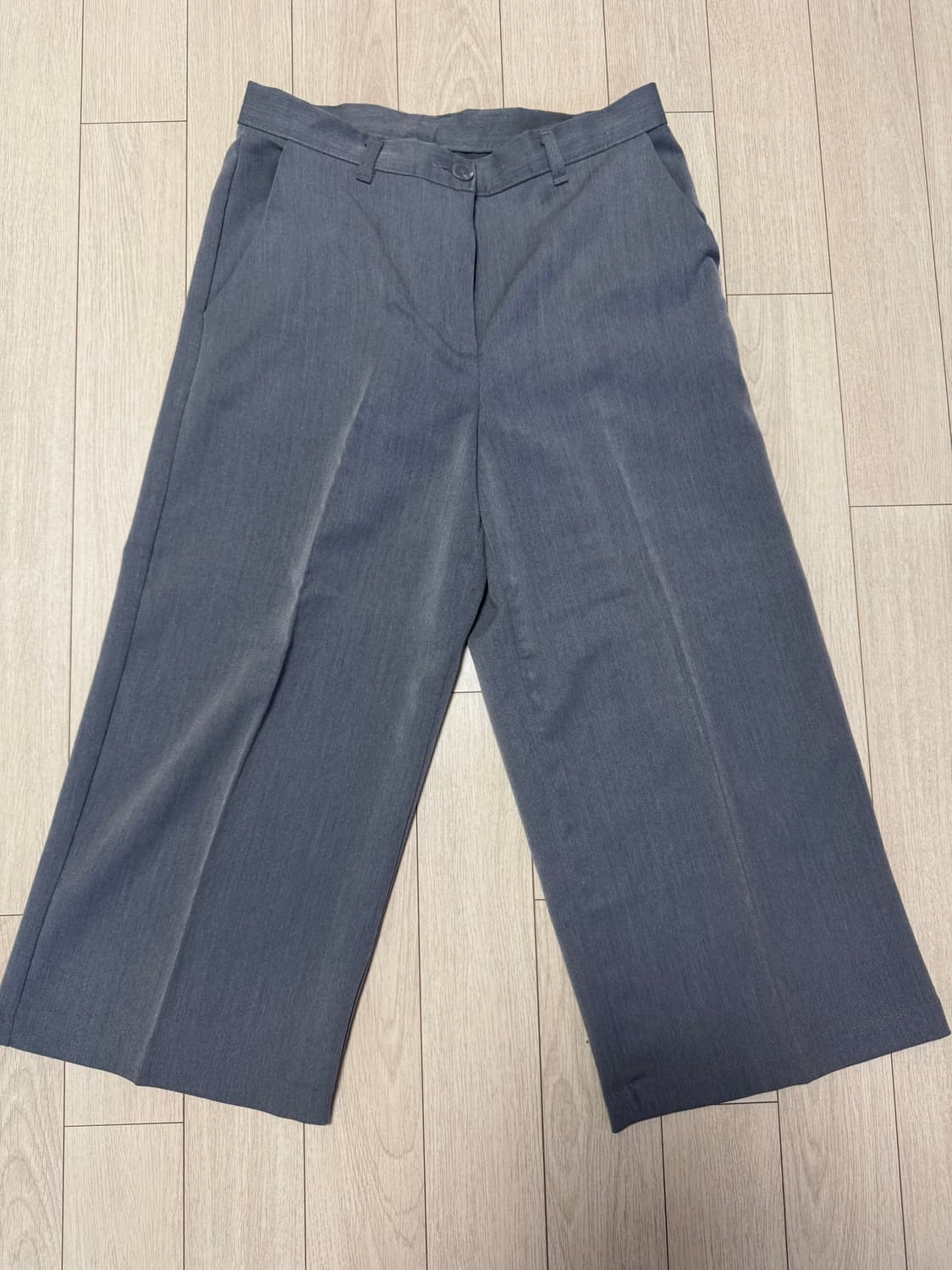 8부 그레이 슬랙스 상품이미지1