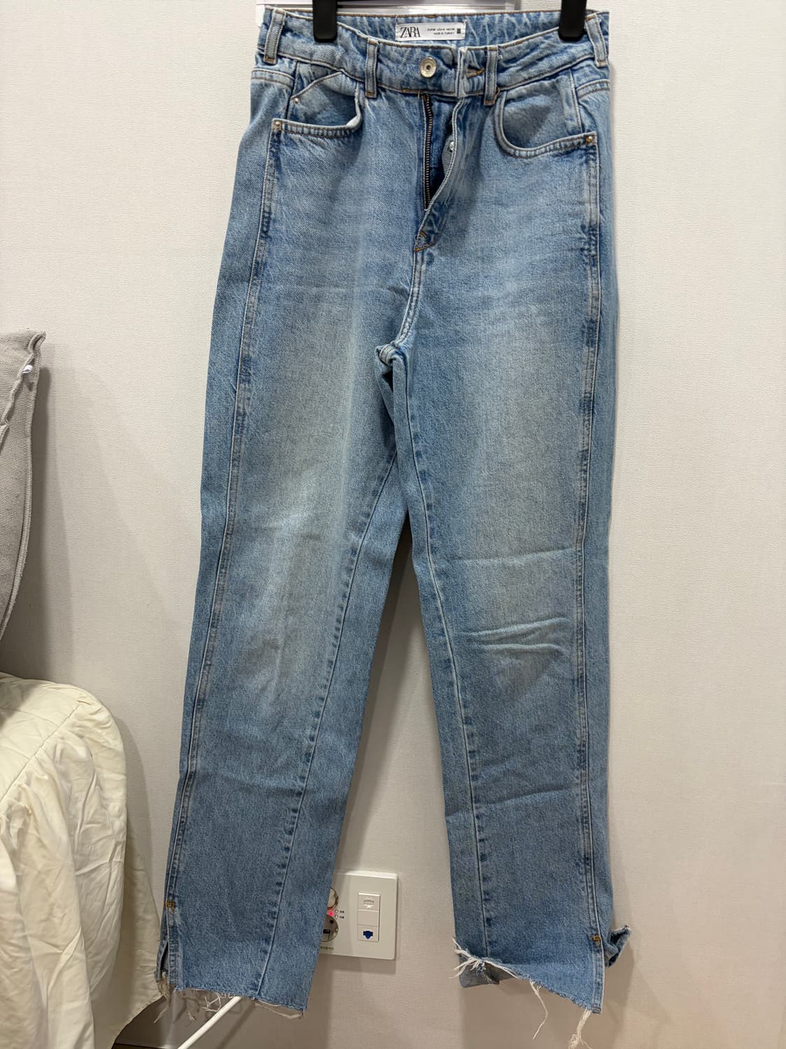자라 연청 스트레이트 청바지 36사이즈 상품이미지1