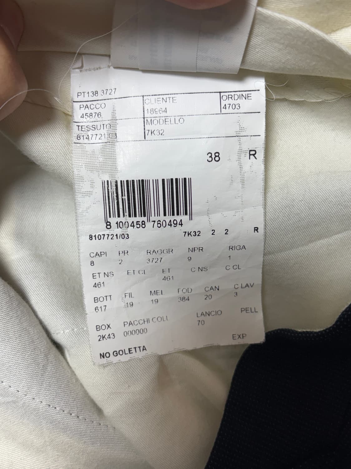 [Polo Ralph Lauren]네이비 울 블랜드 투턱 트라우저 팬츠 상품이미지8